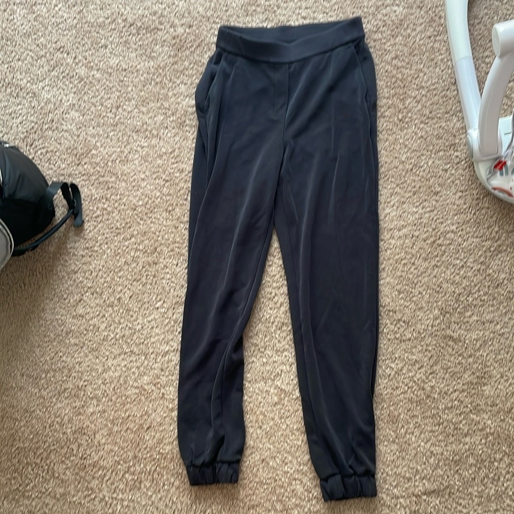 Black Lululemon Softstreme joggers